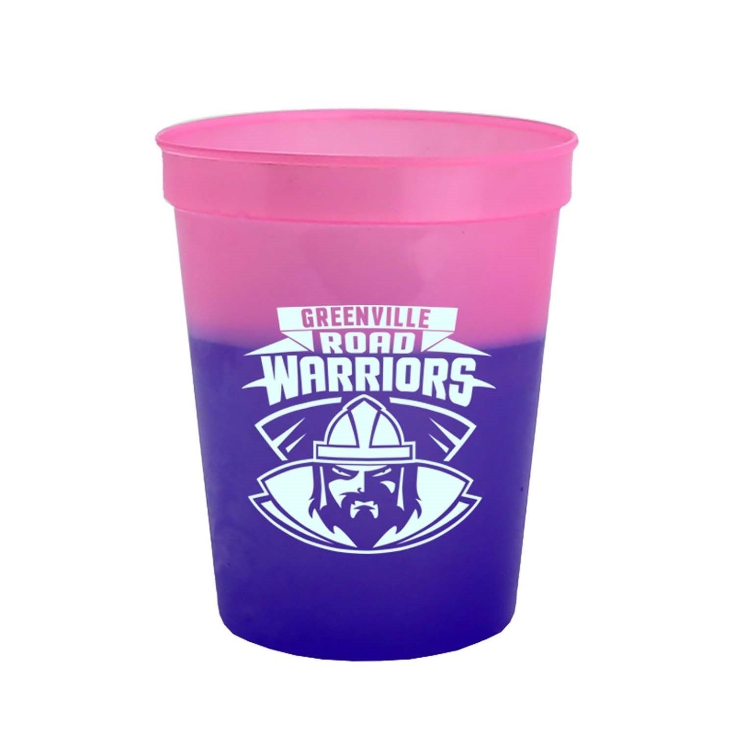 How can I get custom stadium cups for my event?